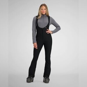 Obermeyer Sport Vintage Snow Ski Bib Wool Blend Women's Size 14